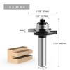 1Pc 8mm Shank T-Sloting Biscuit Joint Slot Cutter Articulação Entalho Router Bit Fresa Cortador de madeira