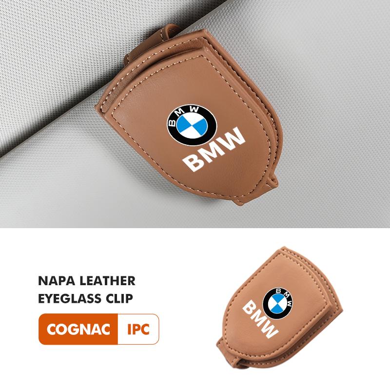 For BMW Suede Car Sunglasses Holder Sun Visor Glasses ML34 Hanger Storage Clip E90 E60 E46 E39 F30 F10 E87 X3 X4 X5 X1 G30 G20