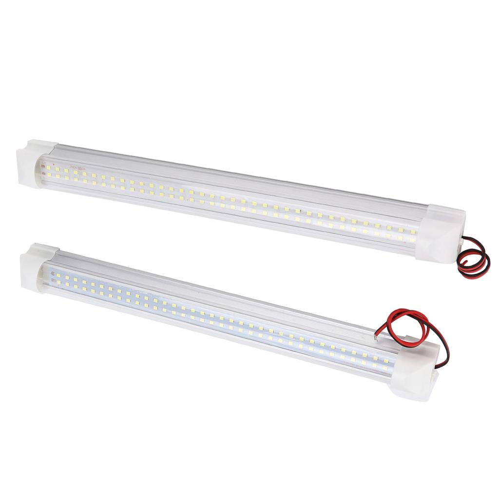 12V 72LED Interior Lamp Bar Strip White Light OnOff Switch for Car Van Truck Trailer Ship Caravan