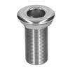 1in Thru Hull Fitting Connector 316 Stainless Steel Water Drain Outlet for Marine Boats Yacht