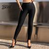 Women Leggings Elastic High Waist Glitter Design Long Pants Slim Fit Hip Lift Yoga Stretchy Bodycon