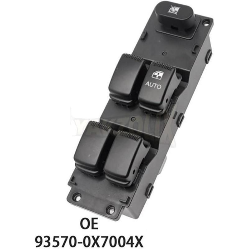 93570-0X2004X Right Hand Driver Power Window Switch Electric Glass Lifter Button for Hyundai I10 2007 2008 2009 2010 2011 2012