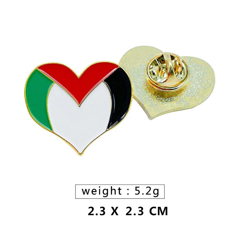 

Palestine Flag Badge Stainless Steel Palestineflag Pin Lapel Badge Backpack Icon