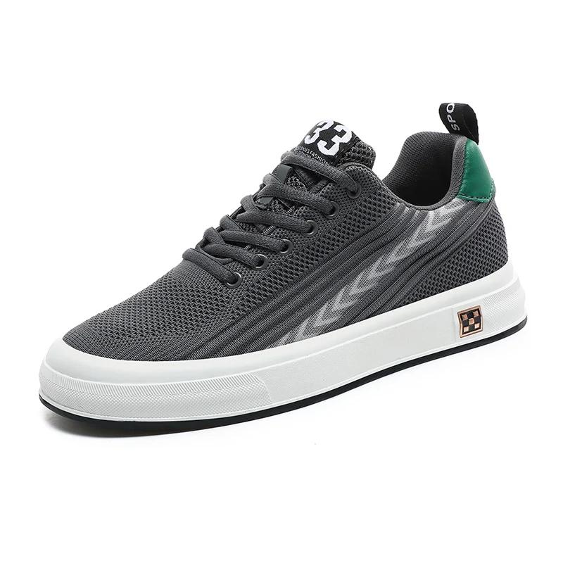 

Sneakers Men Booster Shoes Elevator Man Height Increase Insole 6cm Leisure Sports Plus Size 37-46 37 серый