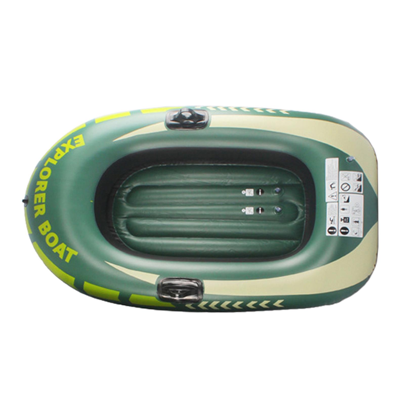 

Надувная лодка Рыбацкая лодка Летняя лодка для развлечений Каноэ Байдарка для одного человека зелёный