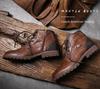 Men's Cross-Border Martin Boots: Casual Zipper High-Top Desert Work Boots, Large Size, Retro Style for Autumn and Winter.