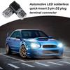2 Pin Connector 30 Pieces Light Strips Adapter Electrical Work LED Connector For Trailer Fan Car Modification Construction Site