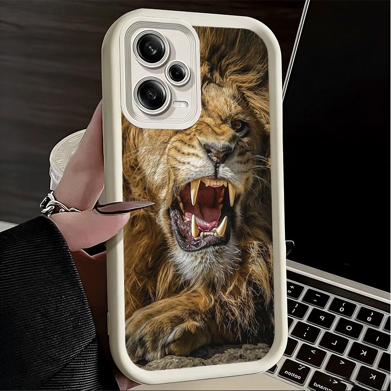 Phone Case for Xiaomi Redmi Note 15 14 13 Pro Plus Lion Male Man King Shell 12S 11 11S 11T 5G 14S Soft Silicone Funda