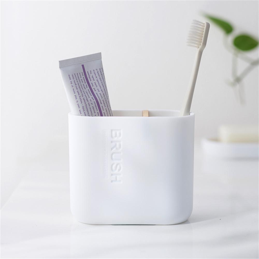 Washroom Toothbrush Holder Cup Suit Place Separately Washing Suits Household Bathroom Accessories Set Smooth Inner Wall