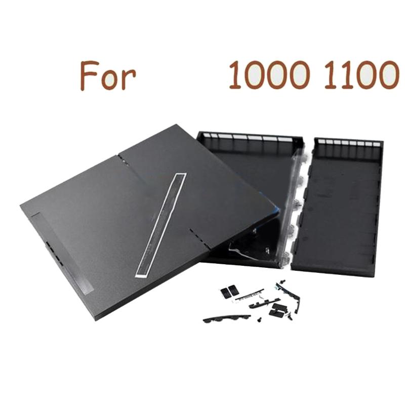 Game Console Replace for Shell Plastic Protective Housing for Case for  1000/1200/slim Front Bottom Cover for Shell