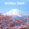 Dragon Touch Action Camera 4K30FPS 20MP Underwater Camera 30m Waterproof Lens Video Action Cam Batteries Image Stabilization 4x Zoom Remote Control