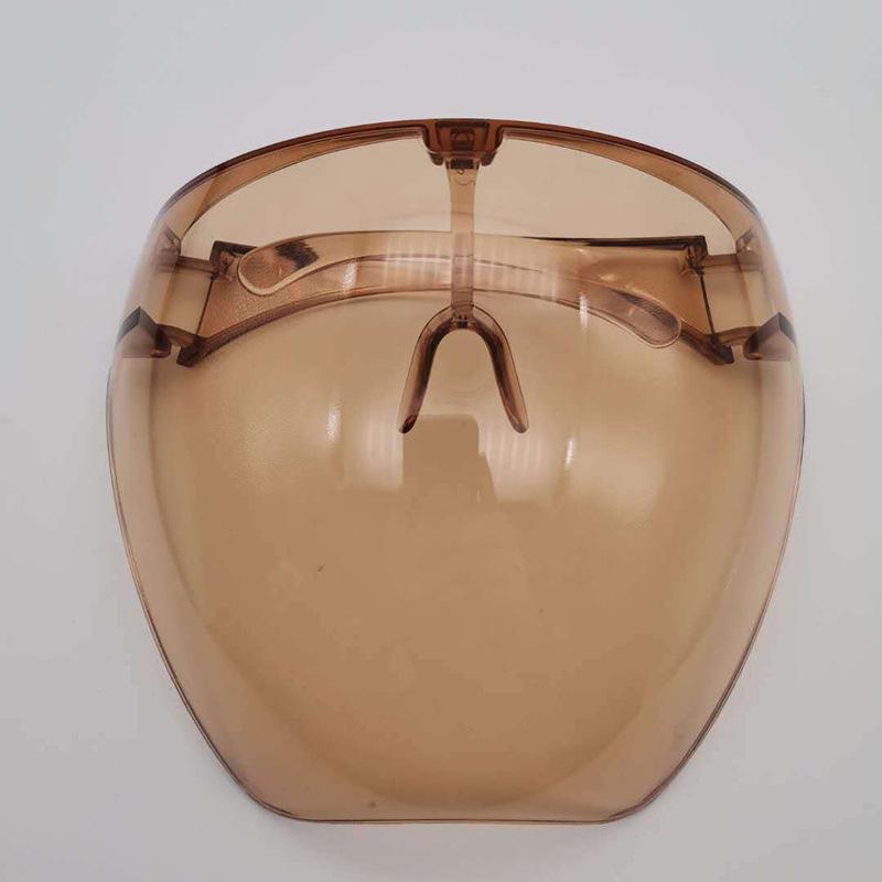 Clear Full-Protection Face Mask with Anti-Droplet, Anti-Fog, Windproof, Dustproof, and Oil Fume Resistant Features