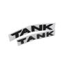 TANK for   Rear Tail Logo Tank TANK Letter Logo Displacement Logo Body Modification Sticker 3D StereoscopicTrunk Label