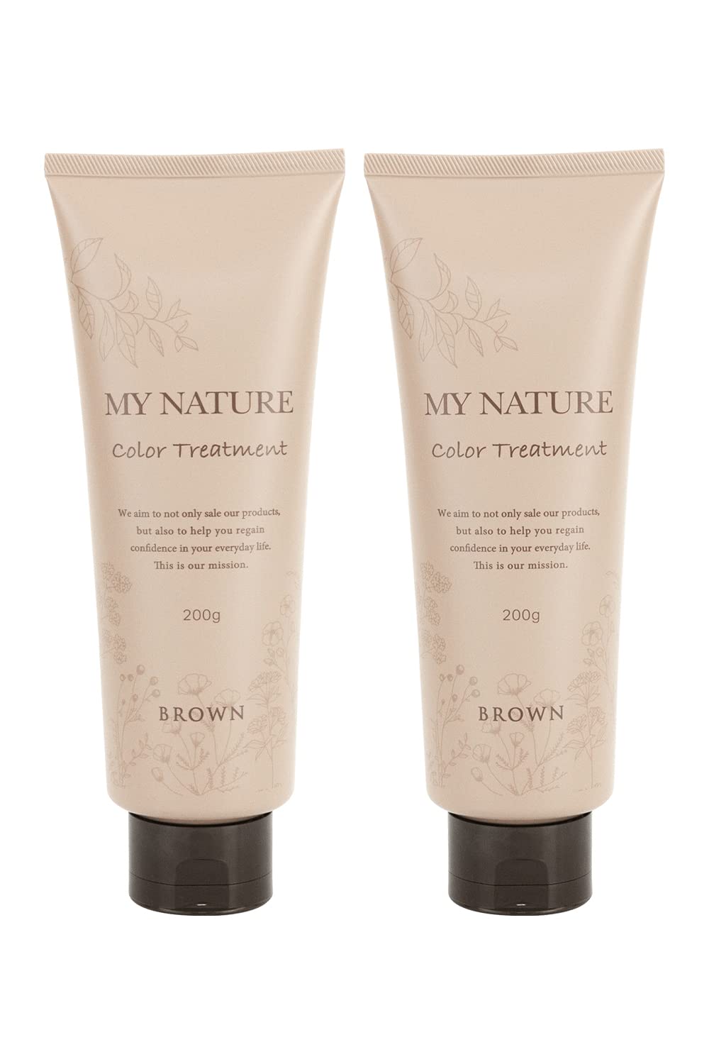 

уход за волосами для блеска My Nature Color Treatment Коричневый 2 флакона Седые волосы Женщины Лечение Подарок Подарок Органический Рейтинг популярности 2 [Седые волосы] Женщины коричневый