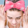 Cute Coral Velvet Butterfly Knot Headband Women's Face Wash Hair Band Makeup Sports Hair Accessories Headband for Wom