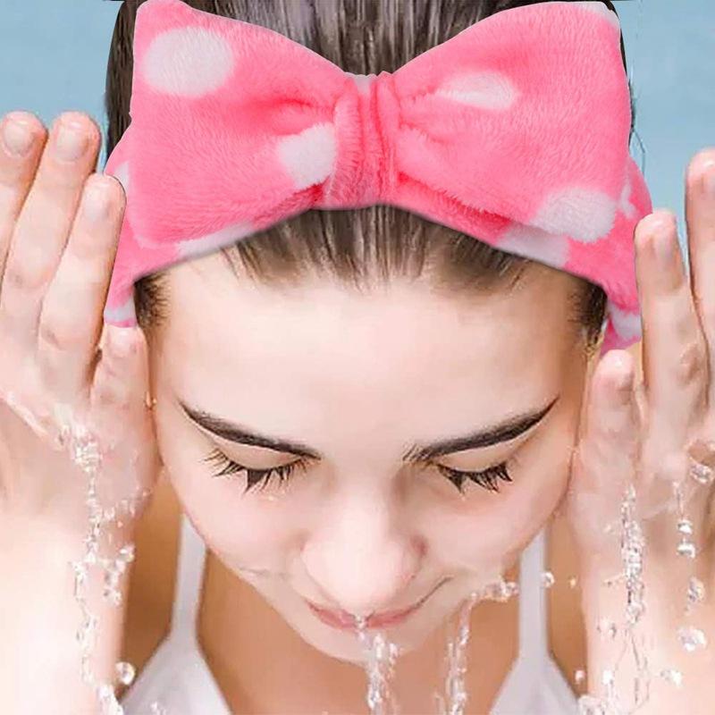 Cute Coral Velvet Butterfly Knot Headband Women's Face Wash Hair Band Makeup Sports Hair Accessories Headband for Wom