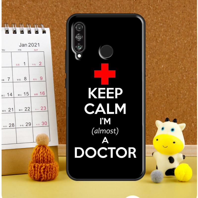 Cartoon Doctor Nurse For Huawei Nova Y61 Y60 Y70 Y72 Y73 Y90 Y91 12i 11i 3i 7i 8i 9 10 SE P20 P40 P30 Lite Case