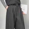 2025 Women's High-Waisted Tencel Wool Wide-Leg Pants - Versatile, Drapey, Casual Suit Style