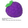 Large Grape Stress Relief Toy, Slow Rebound Fake Purple Grape Squeeze Toy, Hand Relaxation Stress Ball Fidget Toy for Kids Adults