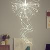 LED Copper Wire Light Waterproof Fireworks Fairy Lights with Remote Control for Yard Garden  Decoration
