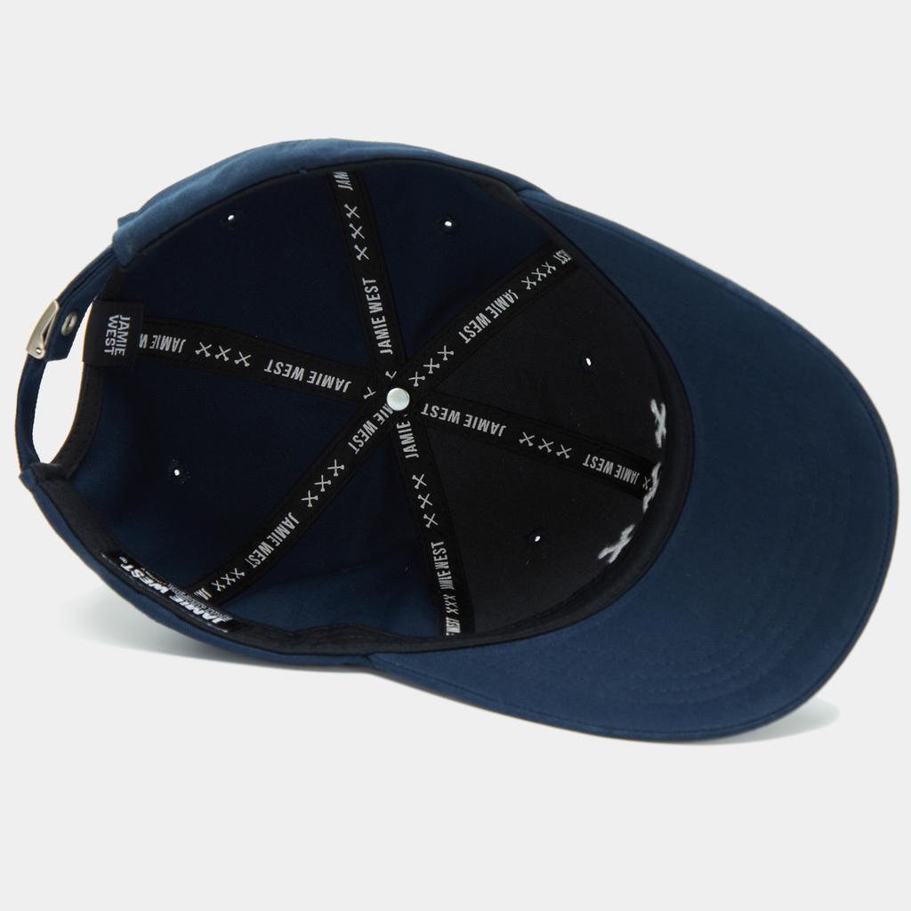 Jeimiweseuteu Gordon Slogan Ball Cap (Navy)
