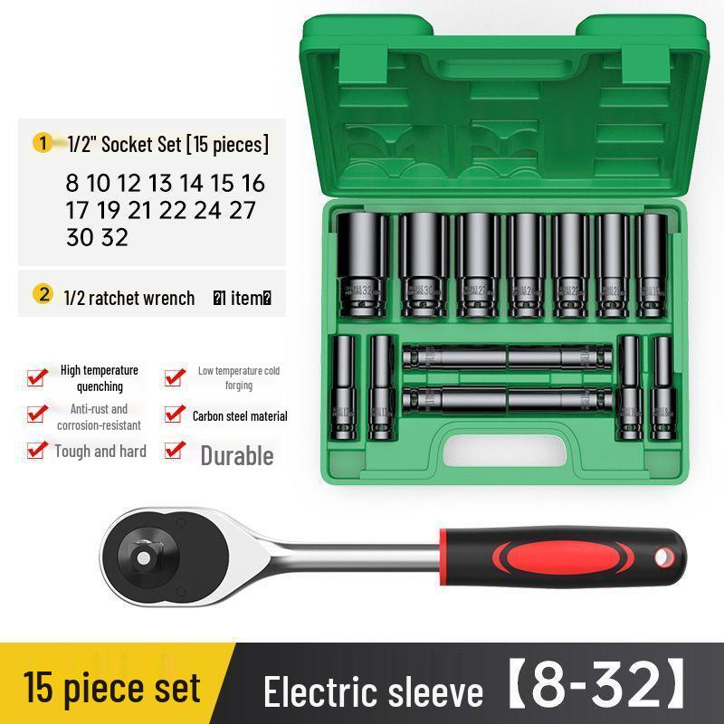 32mm Electric Hex Socket Wrench Set for Auto Repair