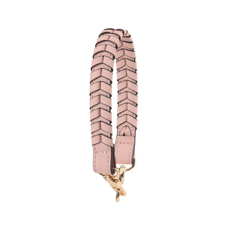 

New Underarm Hand Strap Bag with One Shoulder Woven Wrist Hand Strap Women s Handbag Strap Creative Bag Parts Accessories Light gold buckle