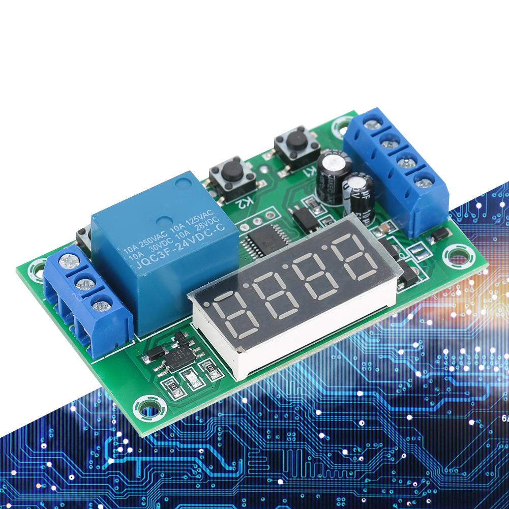 Relay Module One Channel Cycle Trigger Delay Timing Circuit Switch YYC-2S 24V