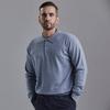 Lambda Men S Merino Wool Golf Knit Polo Long Sleeve Shirt Arctic Blue 52439