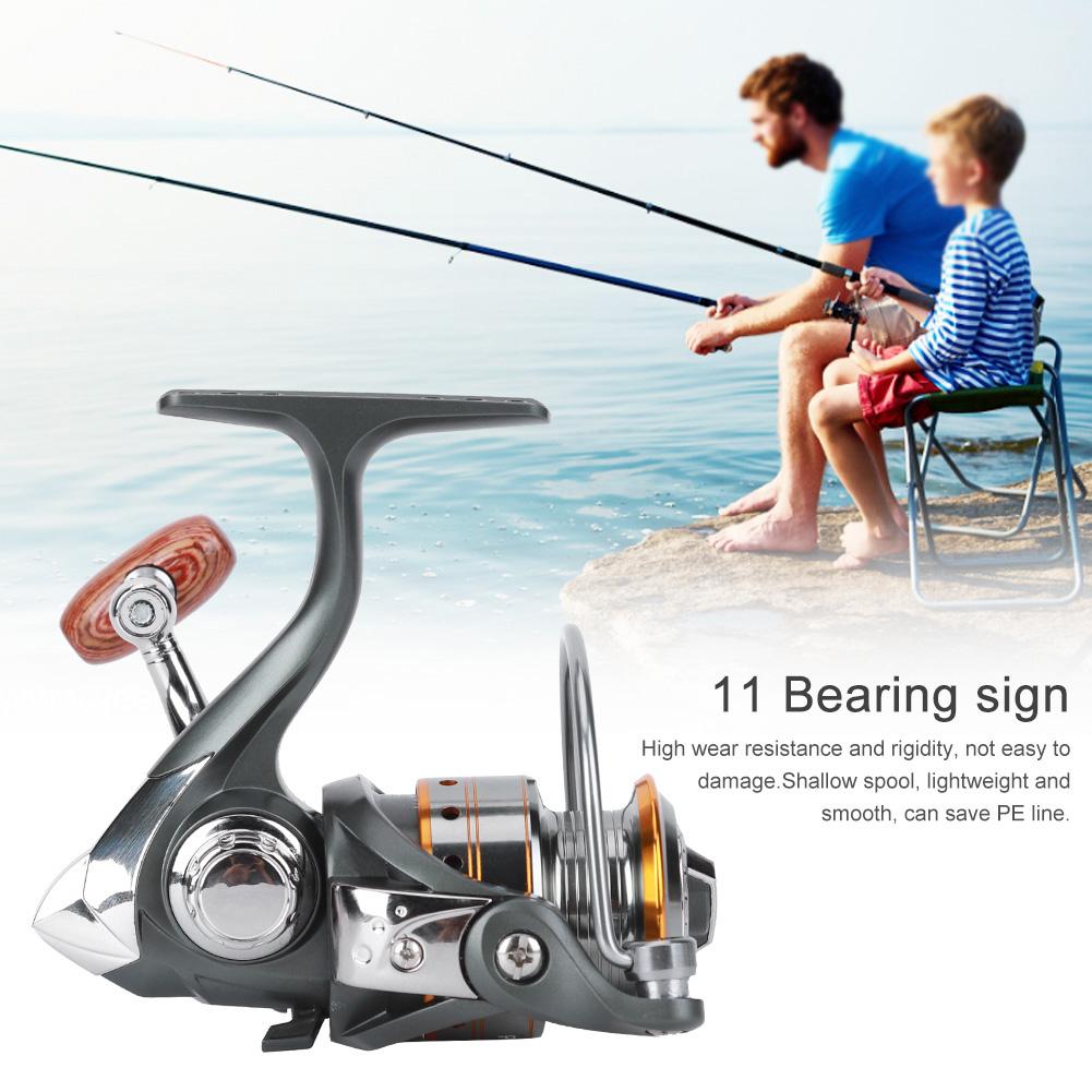 11 Shaft Bevel Connection Shallow Spool Lure Spinning Reel Fishing Wheel Accessory