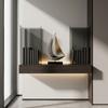 Metal Nautical Sailboat Decorative Figurine Living Room Office Desk Home Decor Modern Minimalist Style