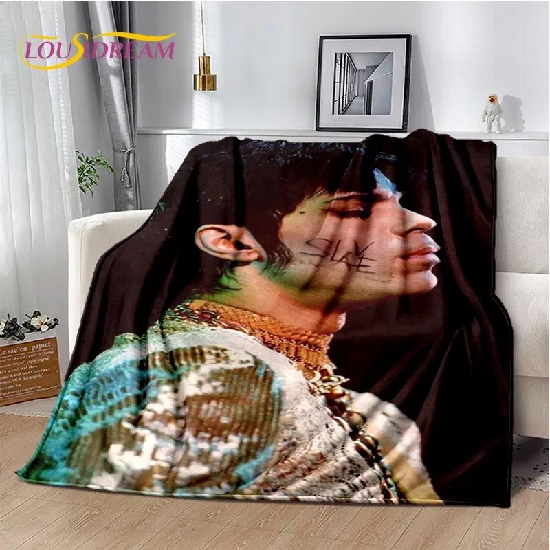 Prince Rogers Nelson Artist Purple Rain Blanket,Soft Throw Blanket for Home Bedroom Bed Sofa Picnic Travel Office Cover Blanket