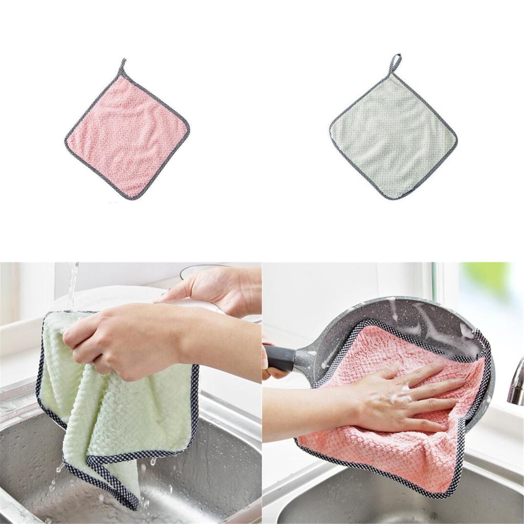 Ultra Absorbent Super Soft Microfiber Kitchen Dish Cloth Ideal For Household Cleaning