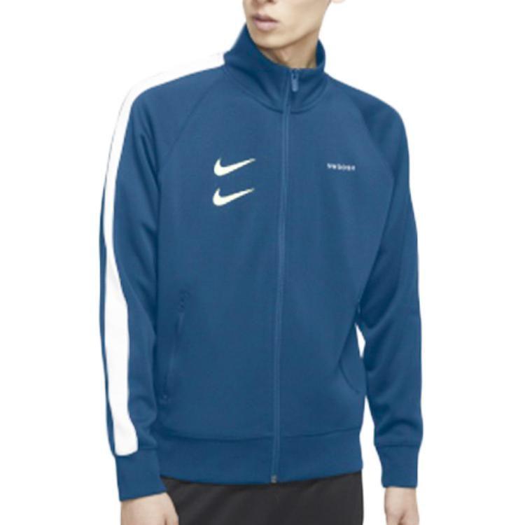 Nike Jackets Men's Power Blue Stand Collar Moderate Other CJ4885-499