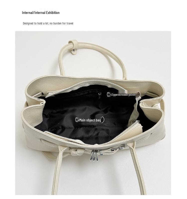 2026 Women's Fashionable Handheld Bucket Bag - Stylish Everyday Commute Design
