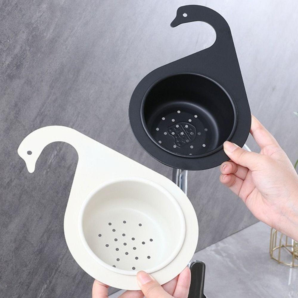 

Stainless Steel Hanging Drain Rack Dry and Wet Separation Sink Drain Rack білий