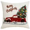 Christmas Pillow Cover Santa Claus Elk Snowman Home Sofa Cushion Pillow Premium Durable Quality Useful Practical
