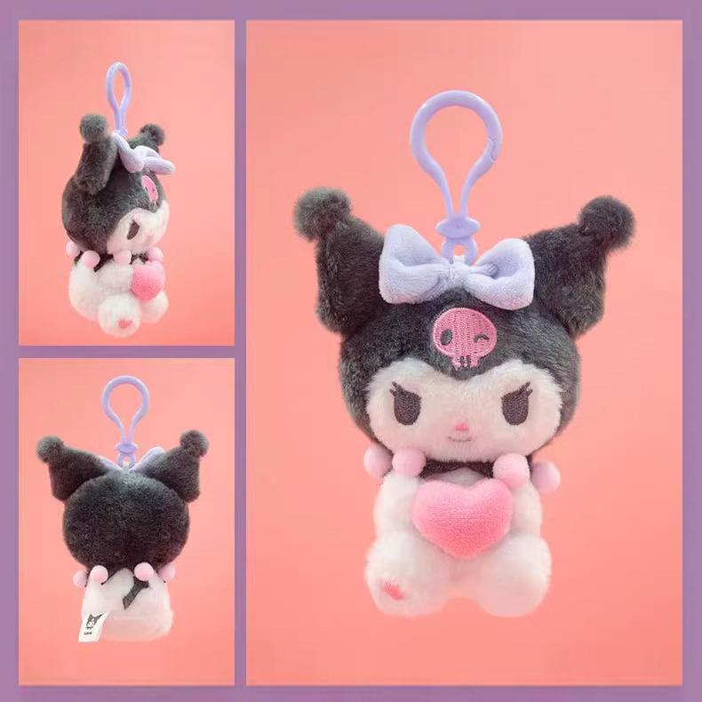 

Оригінальні плюшеві іграшки Sanrio Hello Kitty Kuromi Melody Cinnamoroll Підвіска Плюшева іграшка Брелок Аніме Брелок Подарунок на День народження