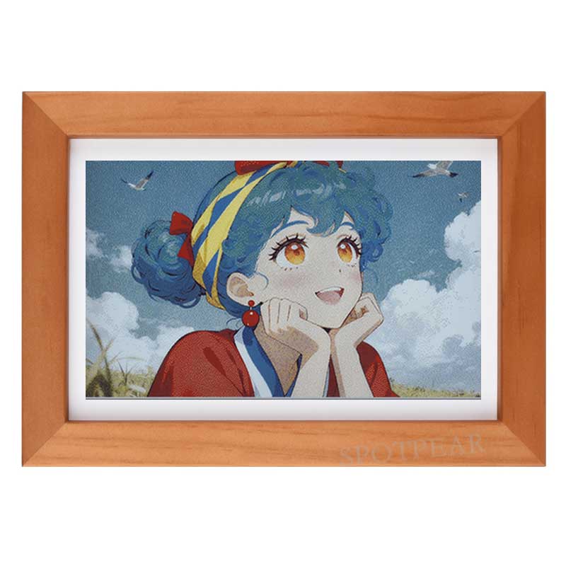 Raspberry Pi Zero Pi0 2W Digital Photo Frame 7.3 inch E6 Full Color E Paper Ink Calendar Art Poster RPi Zero-PhotoPainter