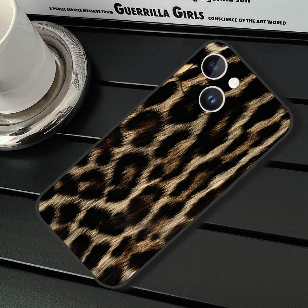 Leopard Print Phone Case For IPhone 11,12,13,14,15,16,XS,XR,X,Mini,Pro,Max,Plus,Shell,Cover