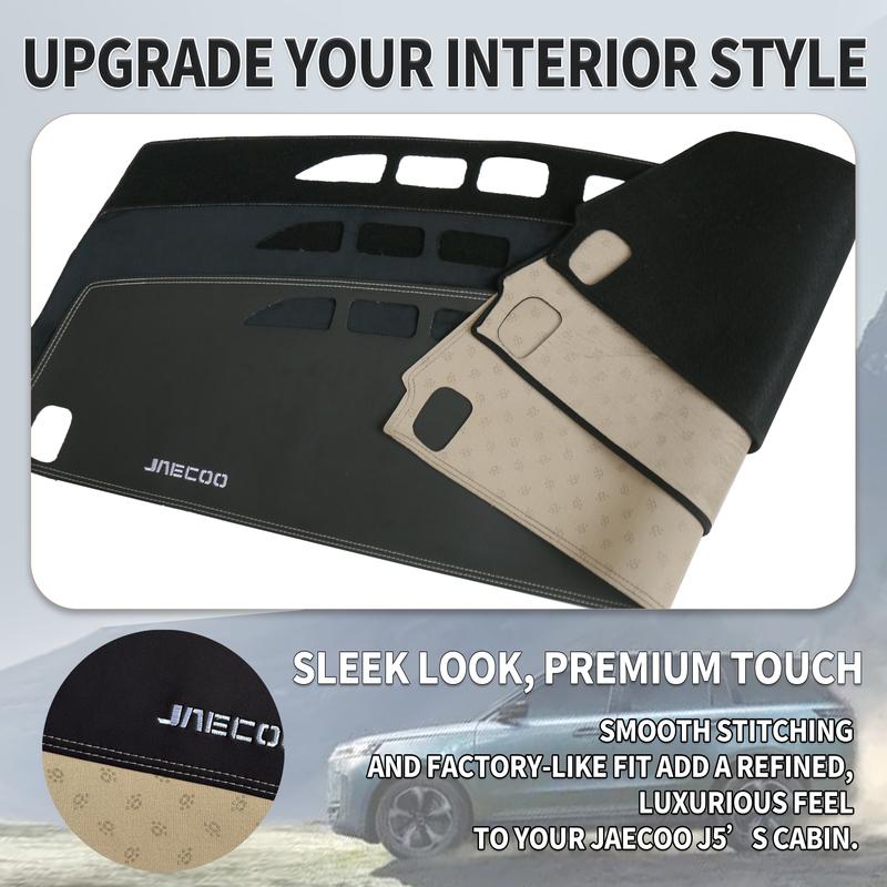For Jaecoo J5 2025 2026 2027 Special Ized Dashboard Cover Anti‑Glare Sunshade Pad Dash Mat Interior Accessories