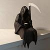 "Death Also Needs A Vacation" Gothic Statue Of Death Of The Dark Knight, Halloween Festival And Holiday Decoration Small Decor