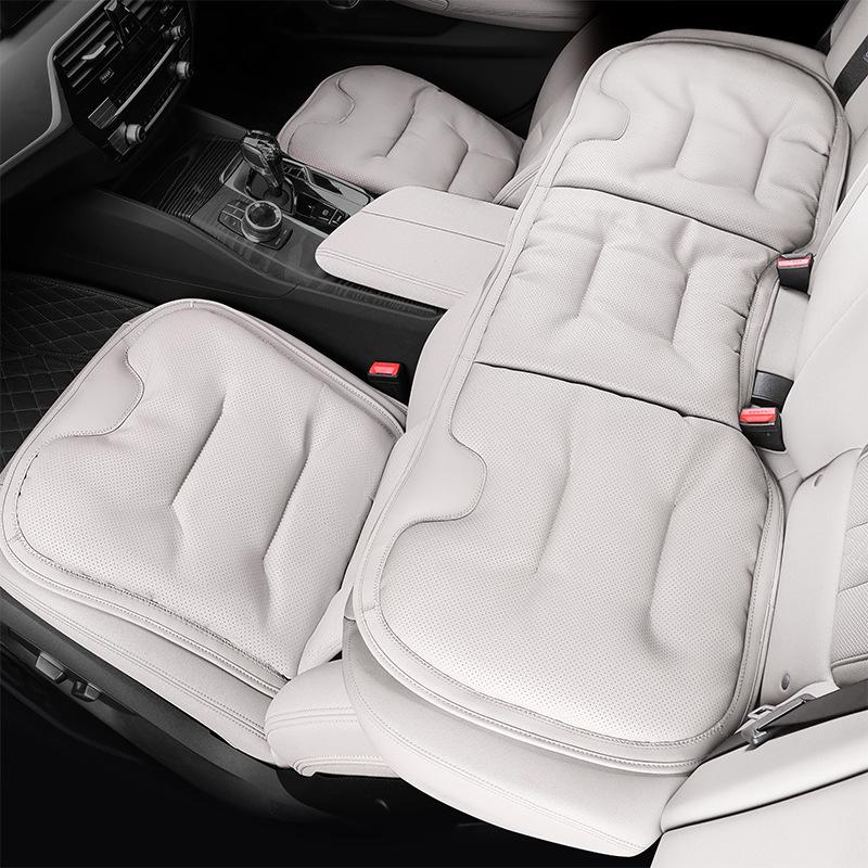 Xiaomi Ventilated All-Season Car Seat and Lumbar Support Cushions for Mercedes-Benz and BMW, with Integrated Rear Seat Trim.