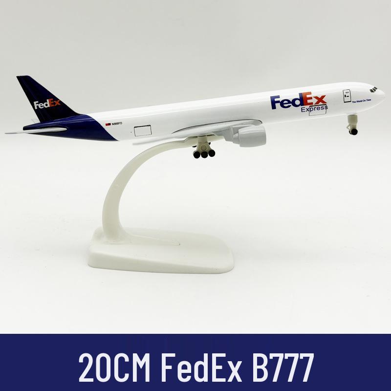 

20CM Alloy Boeing 777 Model - Federal Static Display.