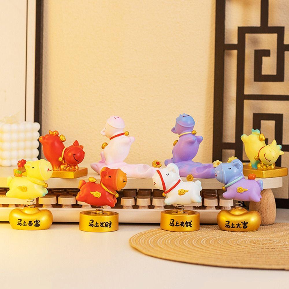 Year of The Horse Zodiac Horse Phone Holder Horse Shaped Zodiac Horse Ornament  Chinese New Year