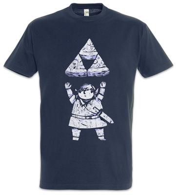 T-shirt Triforce Pizza Jeu Gamer PC Gaming Fun Link Geek Nerd Hyrule Pizzeria