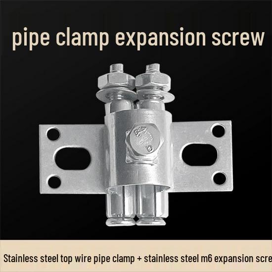 Stainless Steel Double U-Shaped Clamp for Delivery Bed/Galvanized Greenhouse Hose Tube Fastener