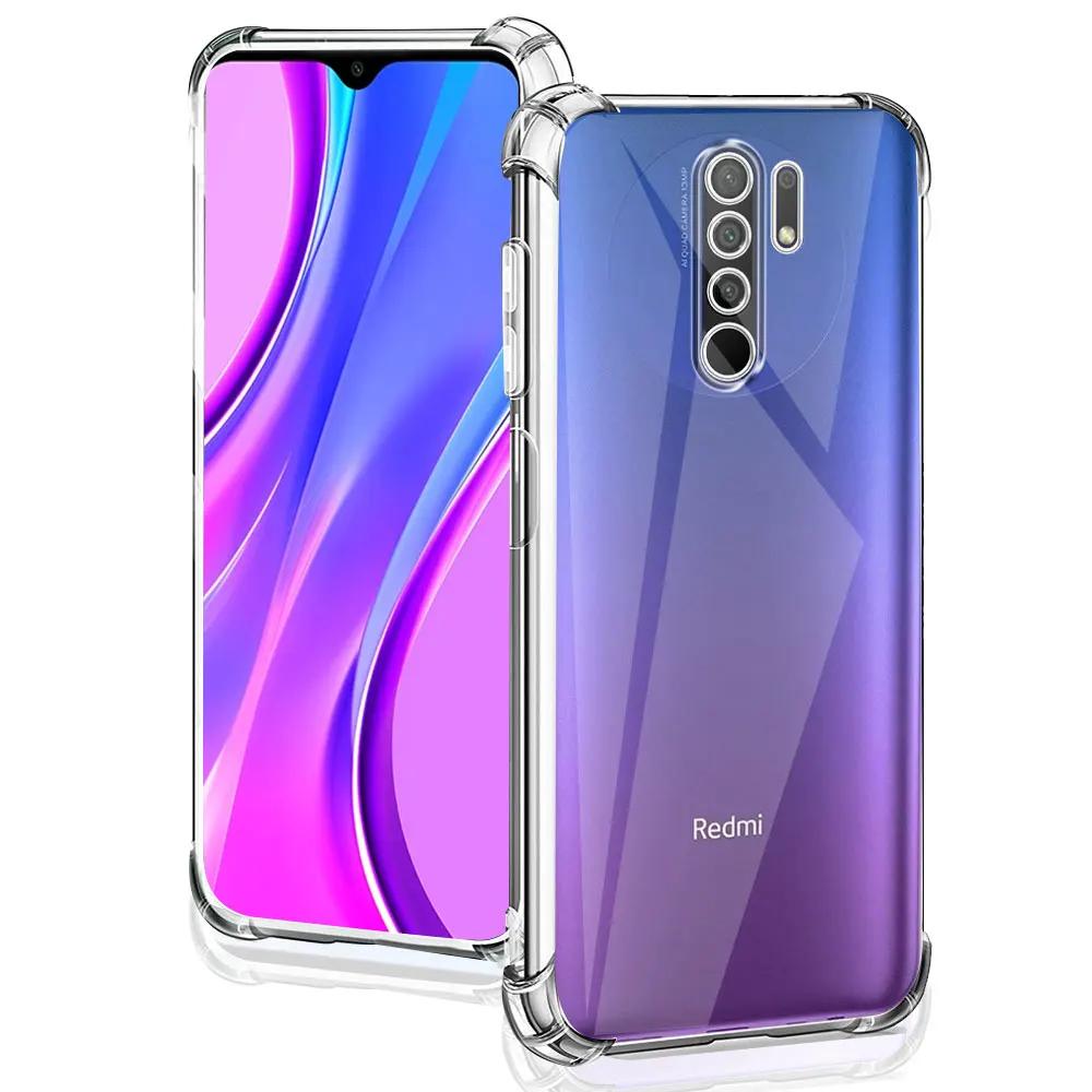 For Xiaomi Redmi 9 9A 9C Case Silicone Soft Shockproof Transparent Cover For Redmi 9C Nfc 9T Clear Case For Redmi9 Funda Coque