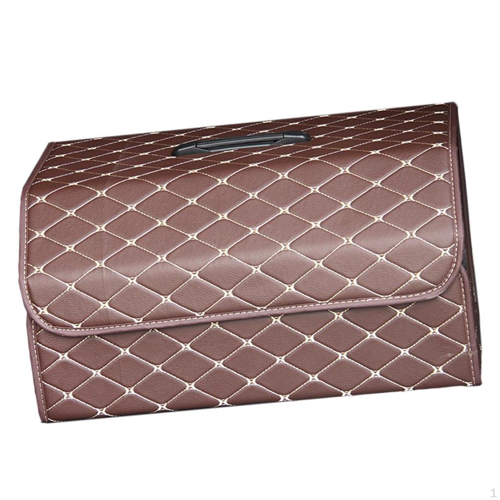 Trunk Storage Box Organizer Multipurpose Stowing ing PU Portable Waterproof Large Capacity Case