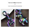 Colorful Street Dance Bear Keychain - Trendy Jewelry Accessory for Men & Women